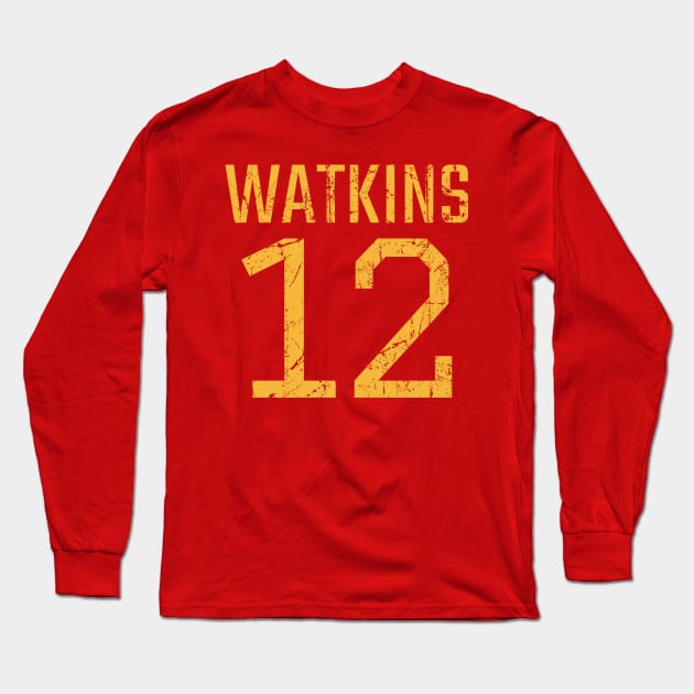 JuJu Watkins Gold Distressed Jersey Number 12 JERSEY-2 Long Sleeve T-Shirt by itsMePopoi